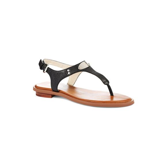 Michael Kors Plate Slingback Thong Sandals - 10 - Picture 1 of 5